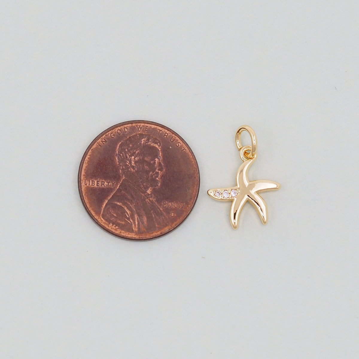 18K Gold Filled Star Charm Pendant for Jewelry Making