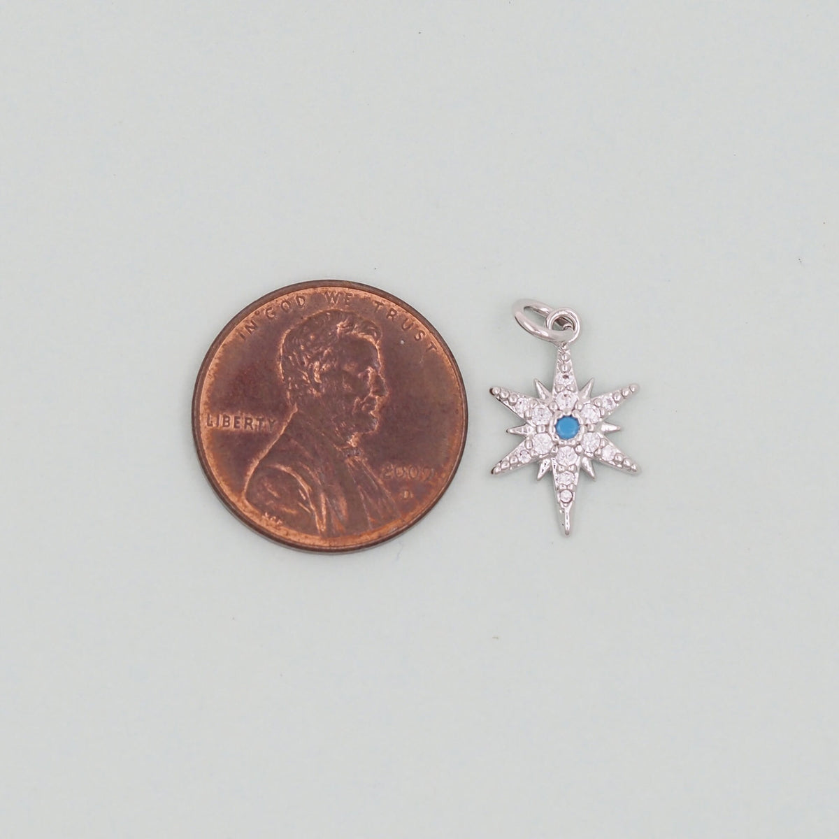 Gold Star Charms,18K Gold Filled Starburst Pendant,North Star Charm Bracelet Necklace for DIY Jewelry Making Supply