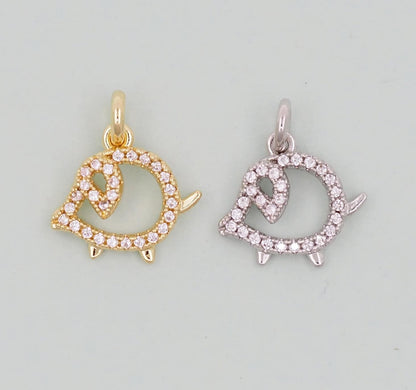 18K Gold Filled Hand Charm Pendant for Jewelry Making