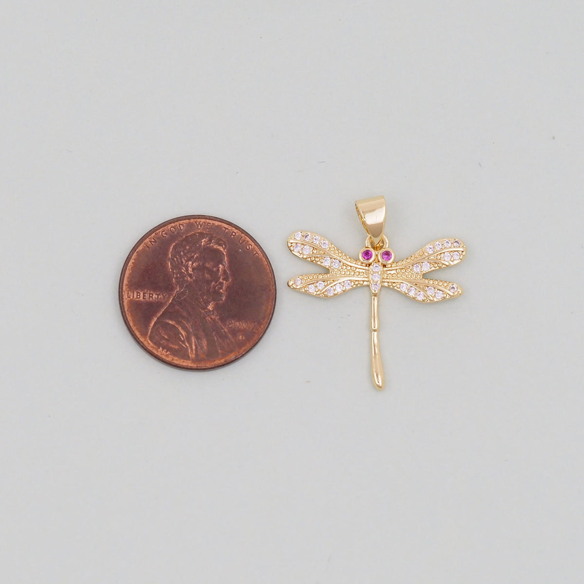 Gold Dragonfly Charms,18K Gold Filled Dragonfly Pendant,Silver Dragonfly Charm Bracelet Necklace for DIY Jewelry Making Suppl