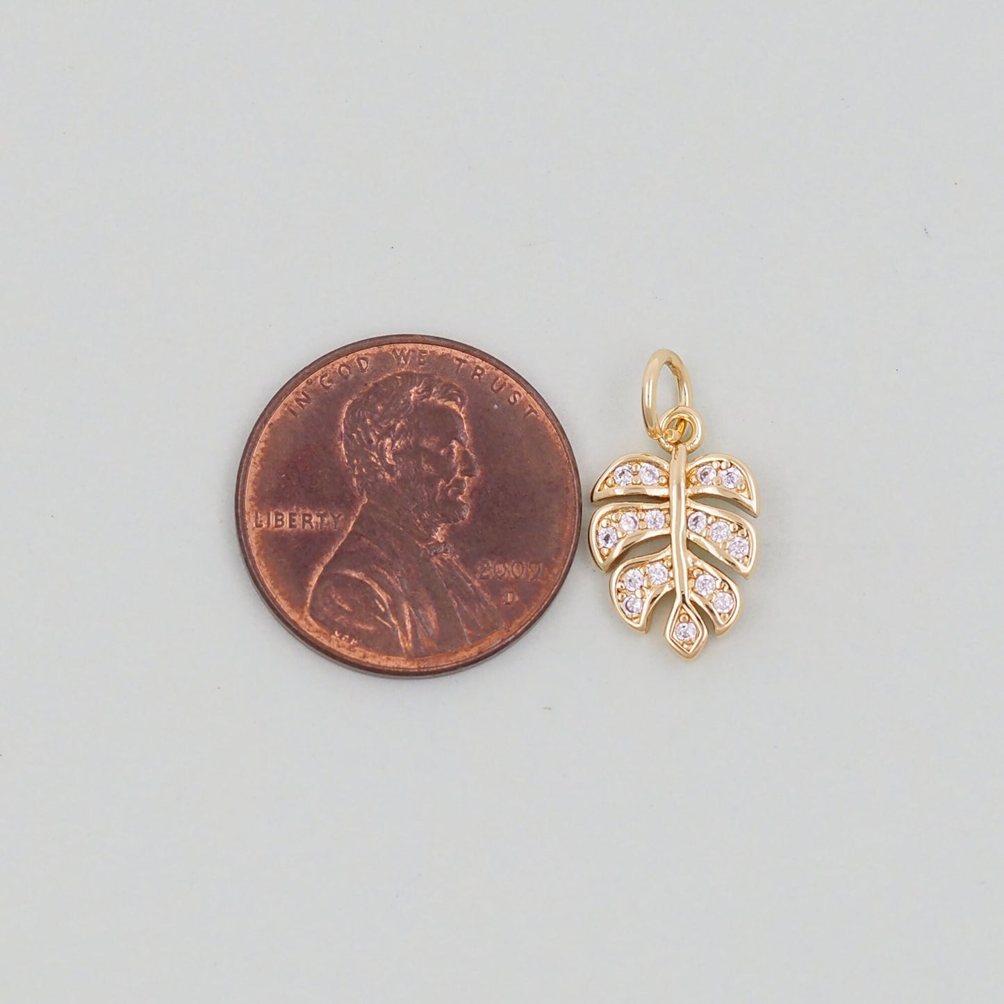 Gold Leaf Charms,18K Gold Filled Leaf Pendant,Silver Leaf Charm Bracelet Necklace for DIY Jewelry Making Supply