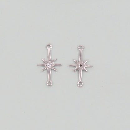 18K Gold Filled Star Charm Pendant for Jewelry Making