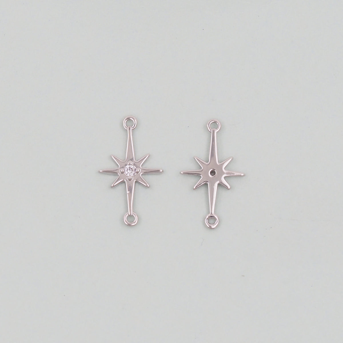 Gold Star Charms,18K Gold Filled Starburst Pendant,North Star Charm Bracelet Necklace for DIY Jewelry Making Supply