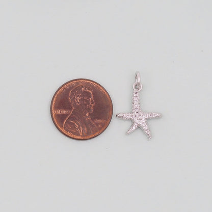 18K Gold Filled Star Charm Pendant for Jewelry Making
