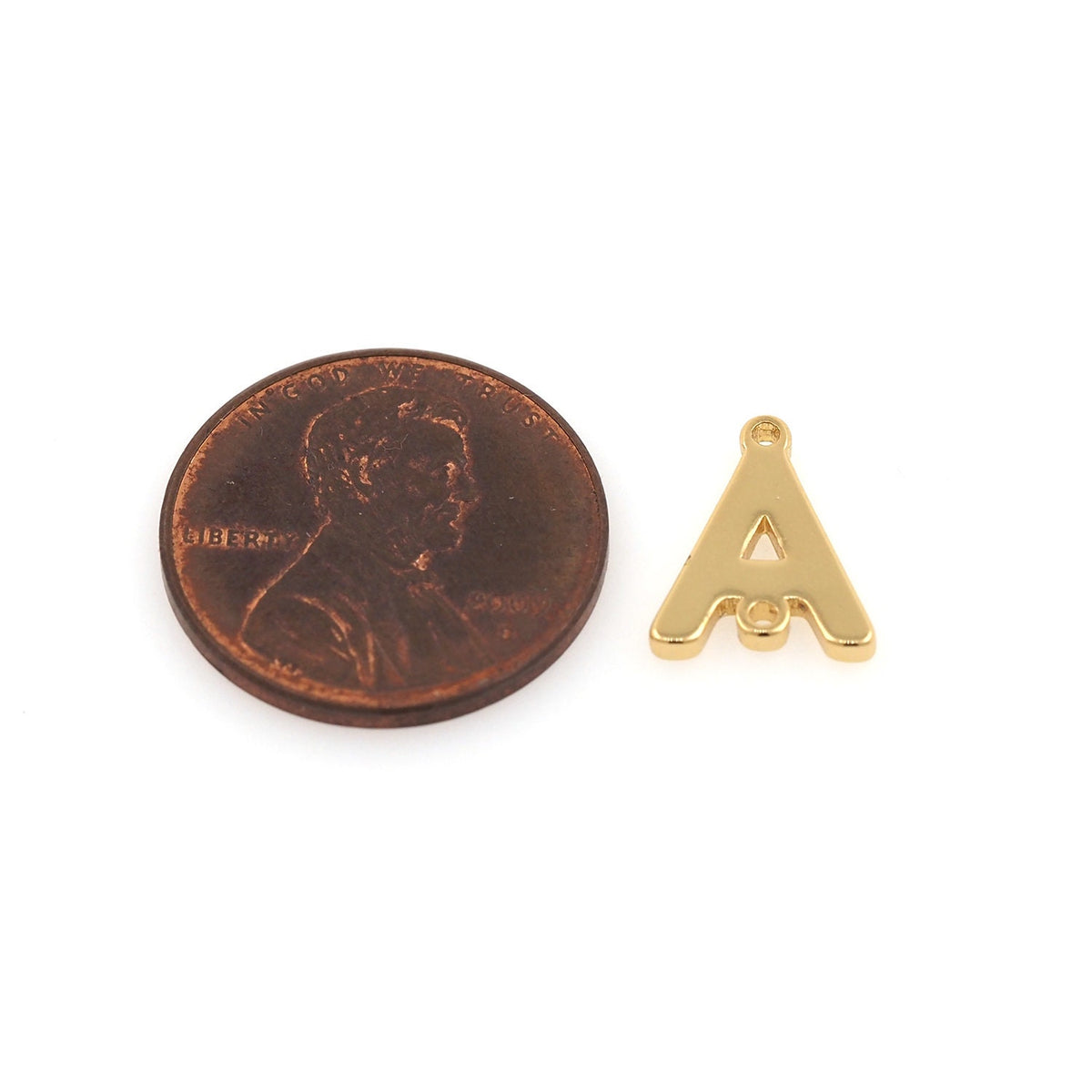 Gold letter Charms,18K Gold Filled letter Pendant,initial Charm Bracelet Necklace for DIY Jewelry Making Supply