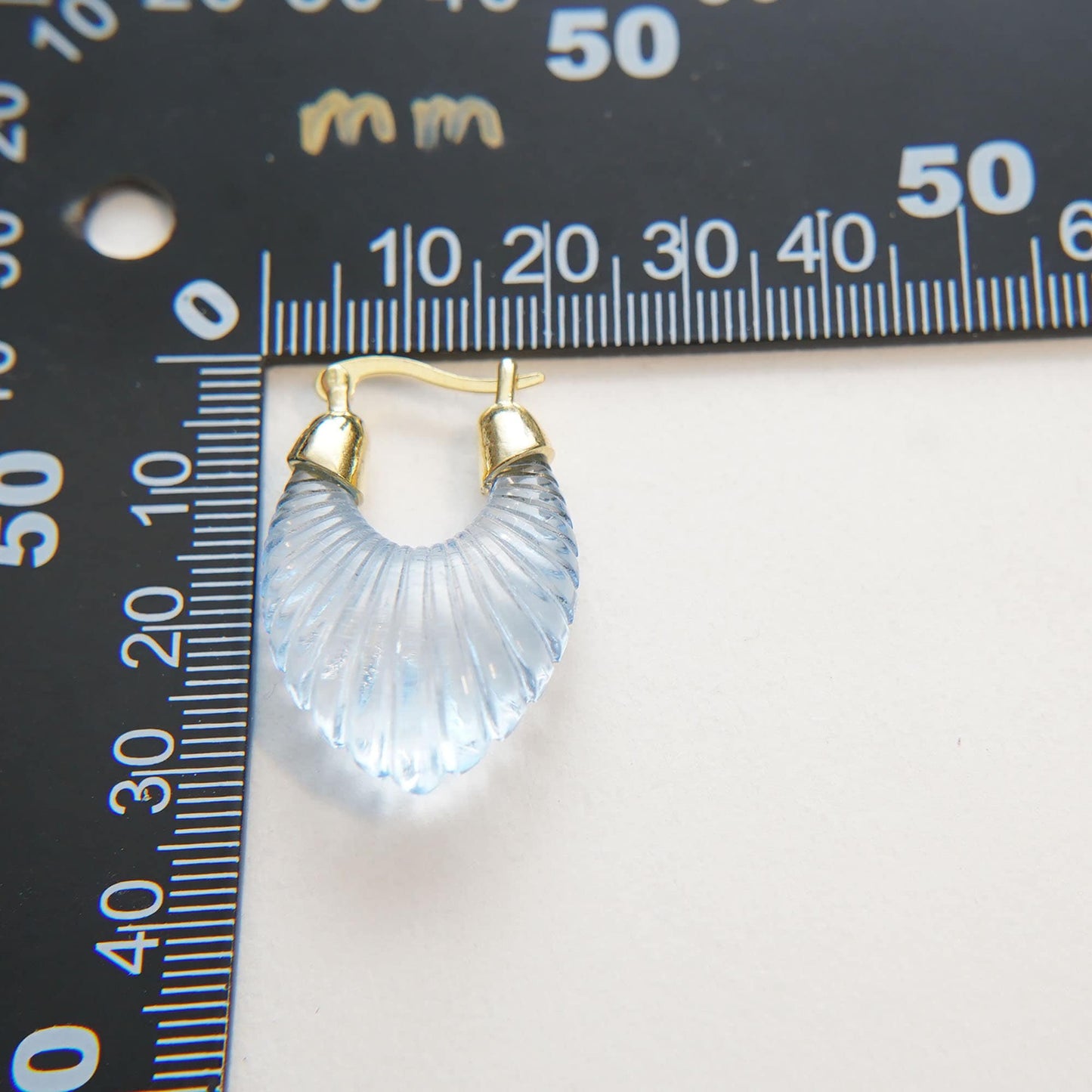 1pair 18K Gold Filled Thick Hoops Earrings,Gold Hoops,Dainty Acrylic Hoops Huggie,Gold Huggies Hoop Earrings,Boho clear Earrings