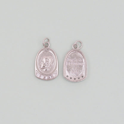 18K Gold Filled Hand CZ Charm Pendant for Jewelry Making