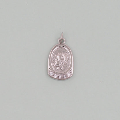 18K Gold Filled Hand CZ Charm Pendant for Jewelry Making