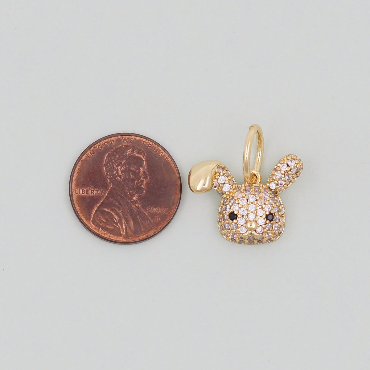 18K Gold Filled Hand Charm Pendant for Jewelry Making