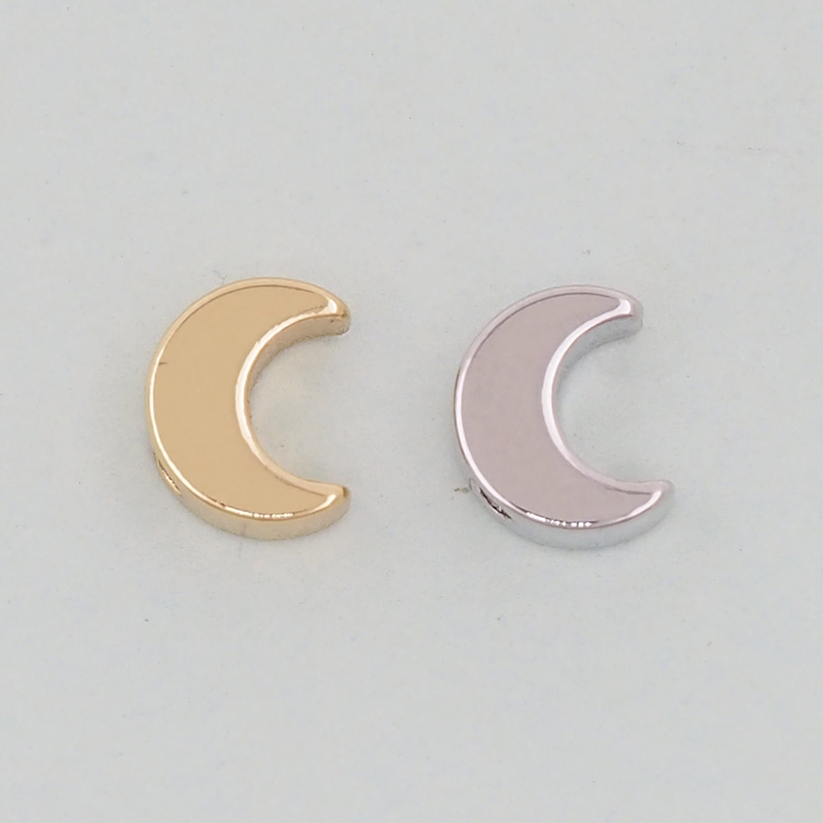 18K Gold Filled Moon Jewelry Beads 2 mm for Jewelry Making