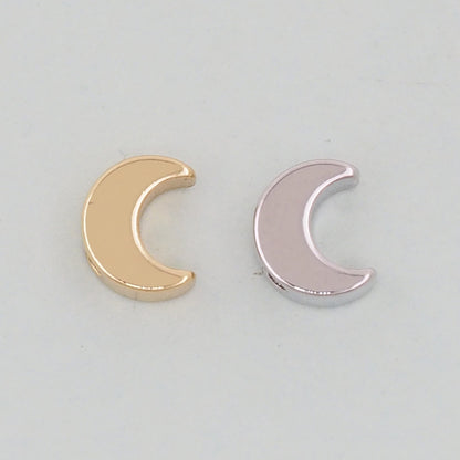 18K Gold Filled Moon Jewelry Beads 2 mm for Jewelry Making