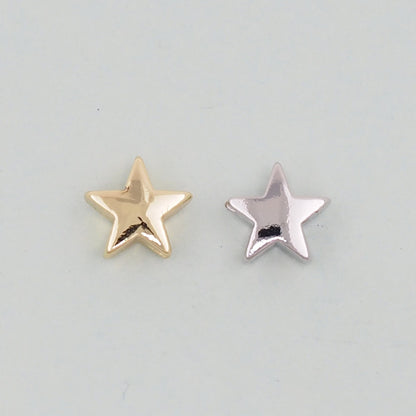 18K Gold Filled Star Jewelry Beads 2 mm for Jewelry Making