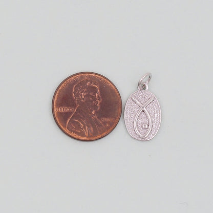 18K Gold Filled Fish Charm Pendant for Jewelry Making