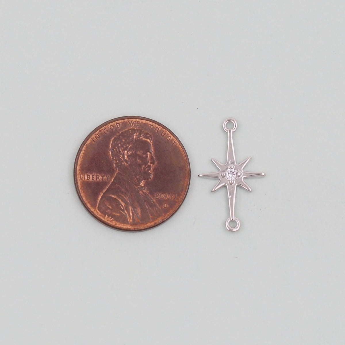 Gold Star Charms,18K Gold Filled Starburst Pendant,North Star Charm Bracelet Necklace for DIY Jewelry Making Supply