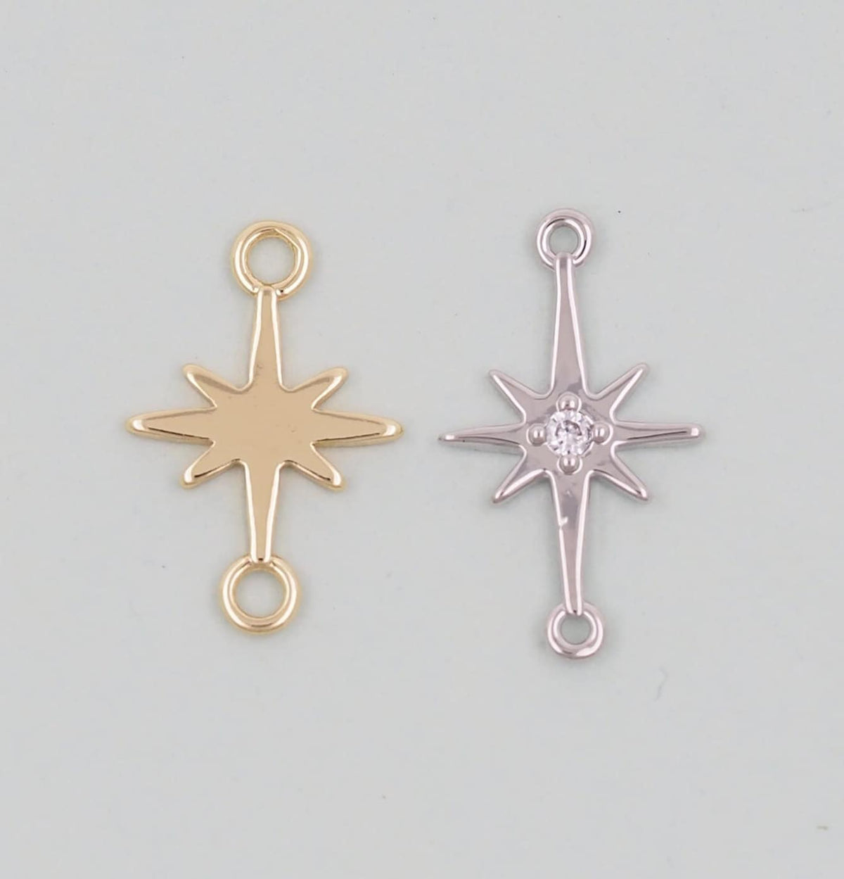 18K Gold Filled Star Charm Pendant for Jewelry Making