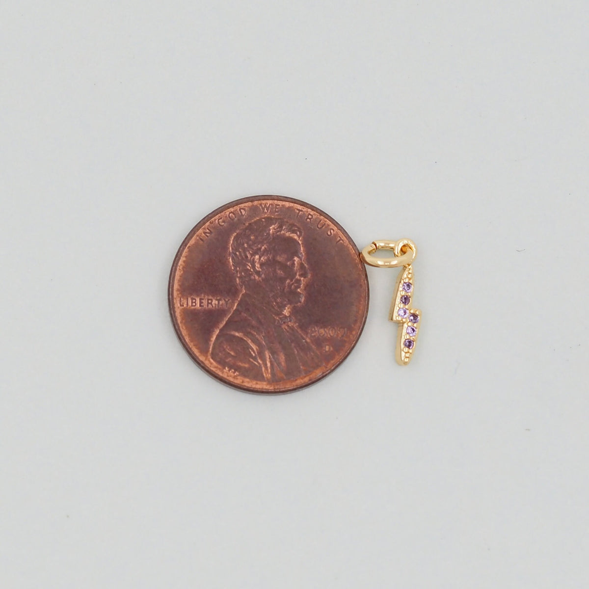 Gold Lightning Charms,18K Gold Filled Tiny Lightning Pendant,Silver Lightning Charm Bracelet Necklace for DIY Jewelry Making 