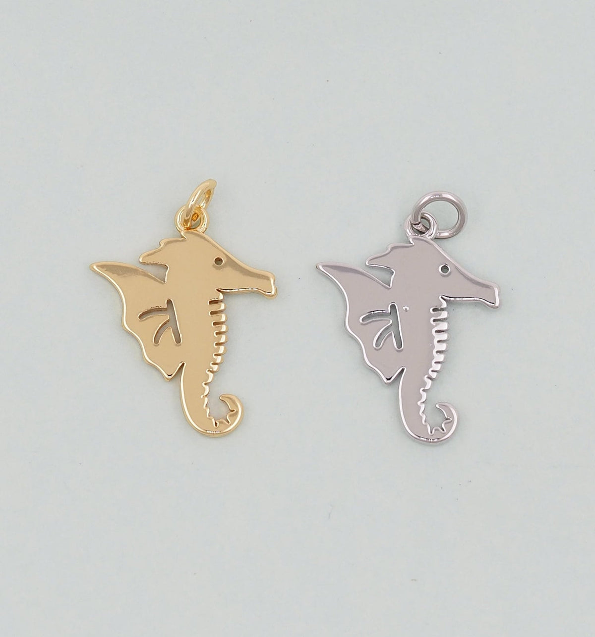 18K Gold Filled Horse Charm Pendant for Jewelry Making