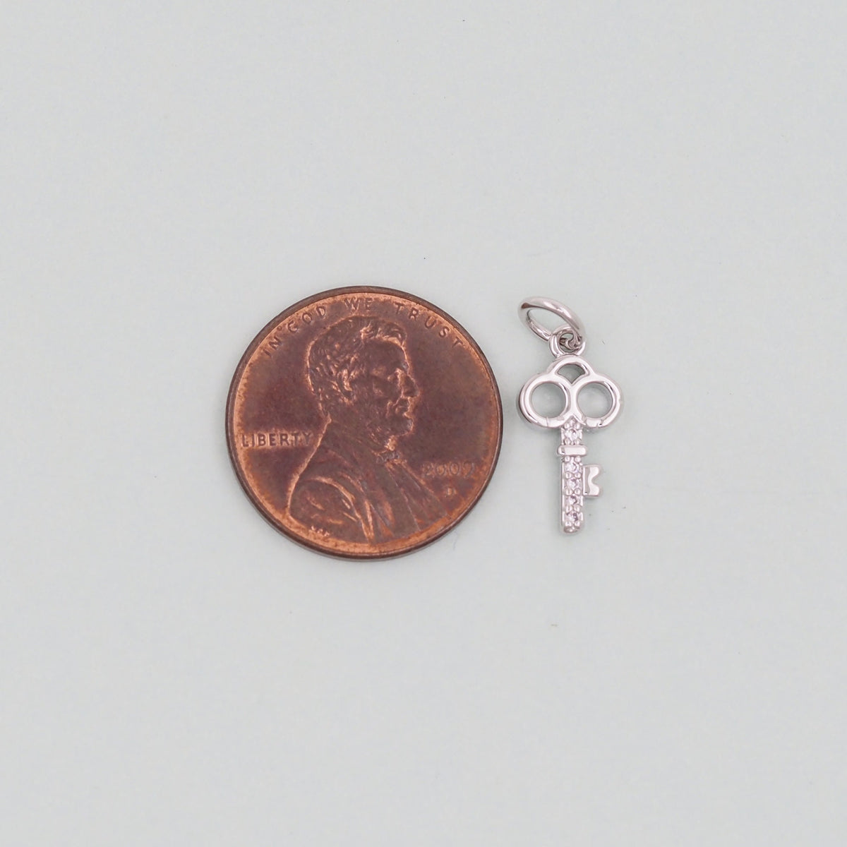 Gold Key Charms,18K Gold Filled Key Pendant,Key Charm Bracelet Necklace for DIY Jewelry Making Supply