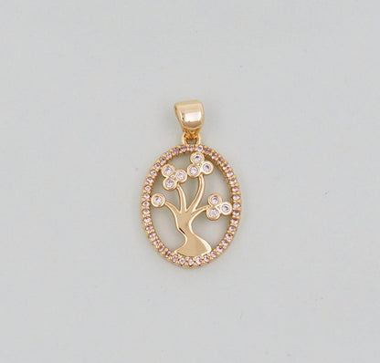 Gold tree of Life Charms,18K Gold Filled tree of Life Pendant,Silver tree of Life Charm Bracelet Necklace for DIY Jewelry Making Supply