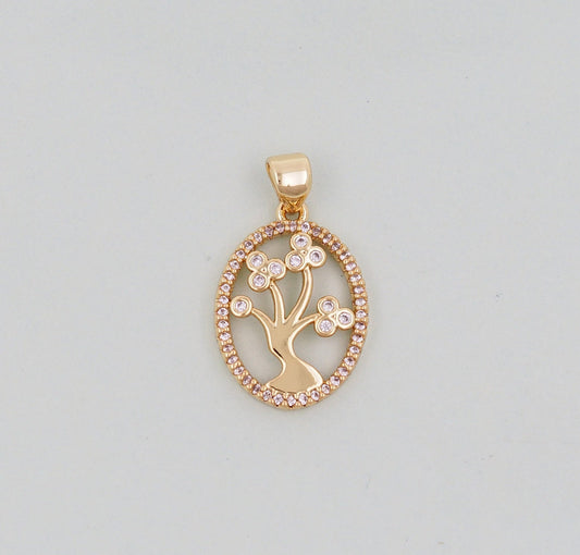 Gold tree of Life Charms,18K Gold Filled tree of Life Pendant,Silver tree of Life Charm Bracelet Necklace for DIY Jewelry Making Supply