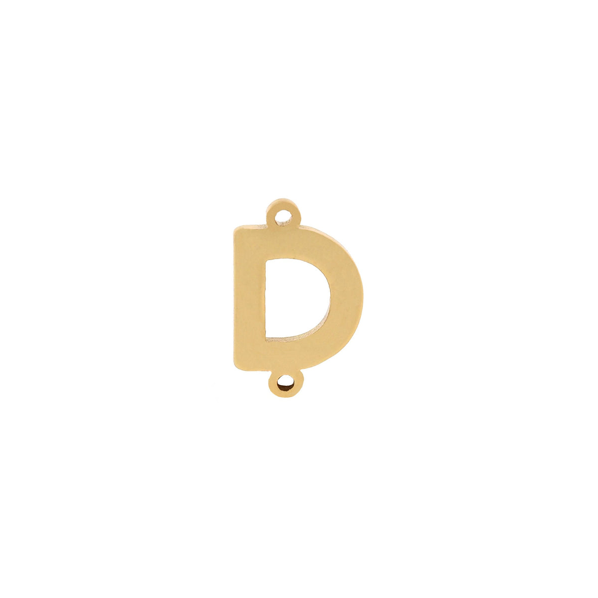 Gold letter Charms,18K Gold Filled letter Pendant,initial Charm Bracelet Necklace for DIY Jewelry Making Supply