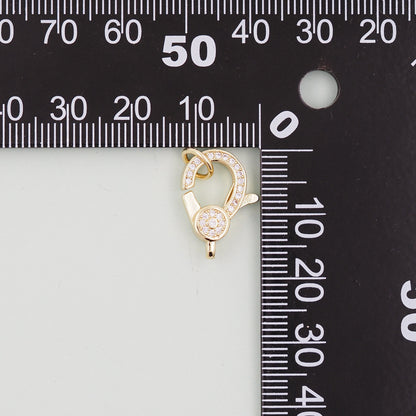 18K Gold Filled Clasp for Jewelry Making