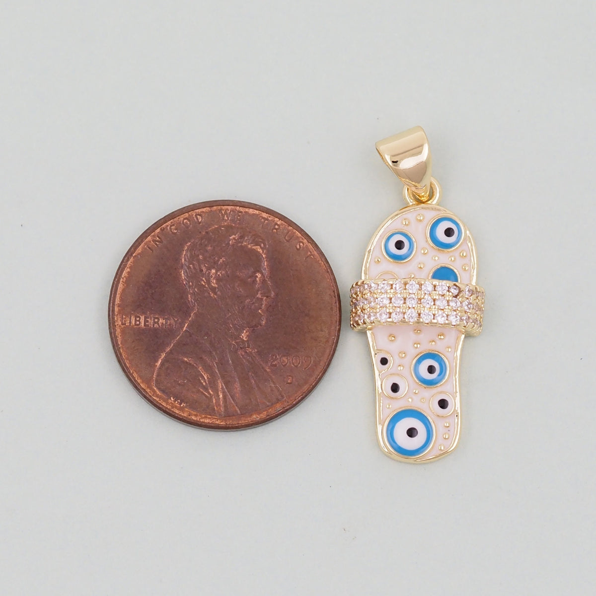 18K Gold Filled Hand Charm Pendant for Jewelry Making