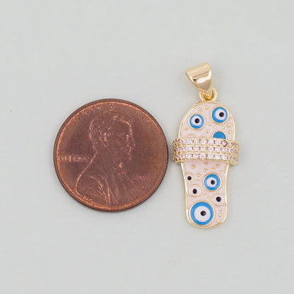 18K Gold Filled Hand Charm Pendant for Jewelry Making