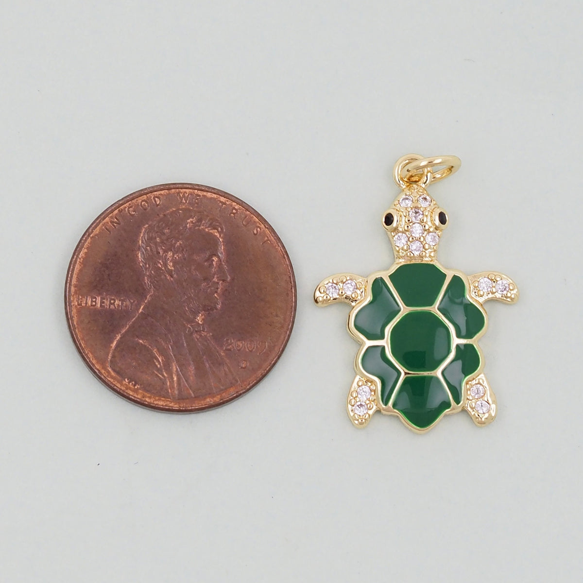 Gold turtle Charms,18K Gold Filled turtle Pendant,turtle Charm Bracelet Necklace for DIY Jewelry Making Supply