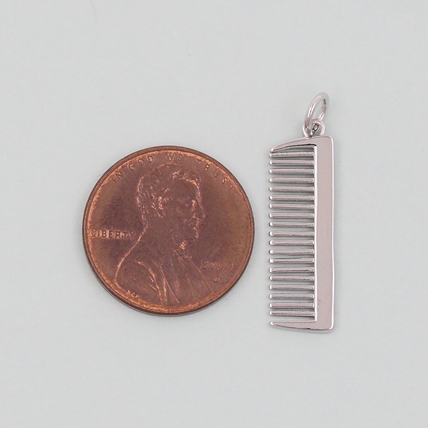 Gold Comb Charms,18K Gold Filled Comb Pendant,Comb Charm Bracelet Necklace for DIY Jewelry Making Supply