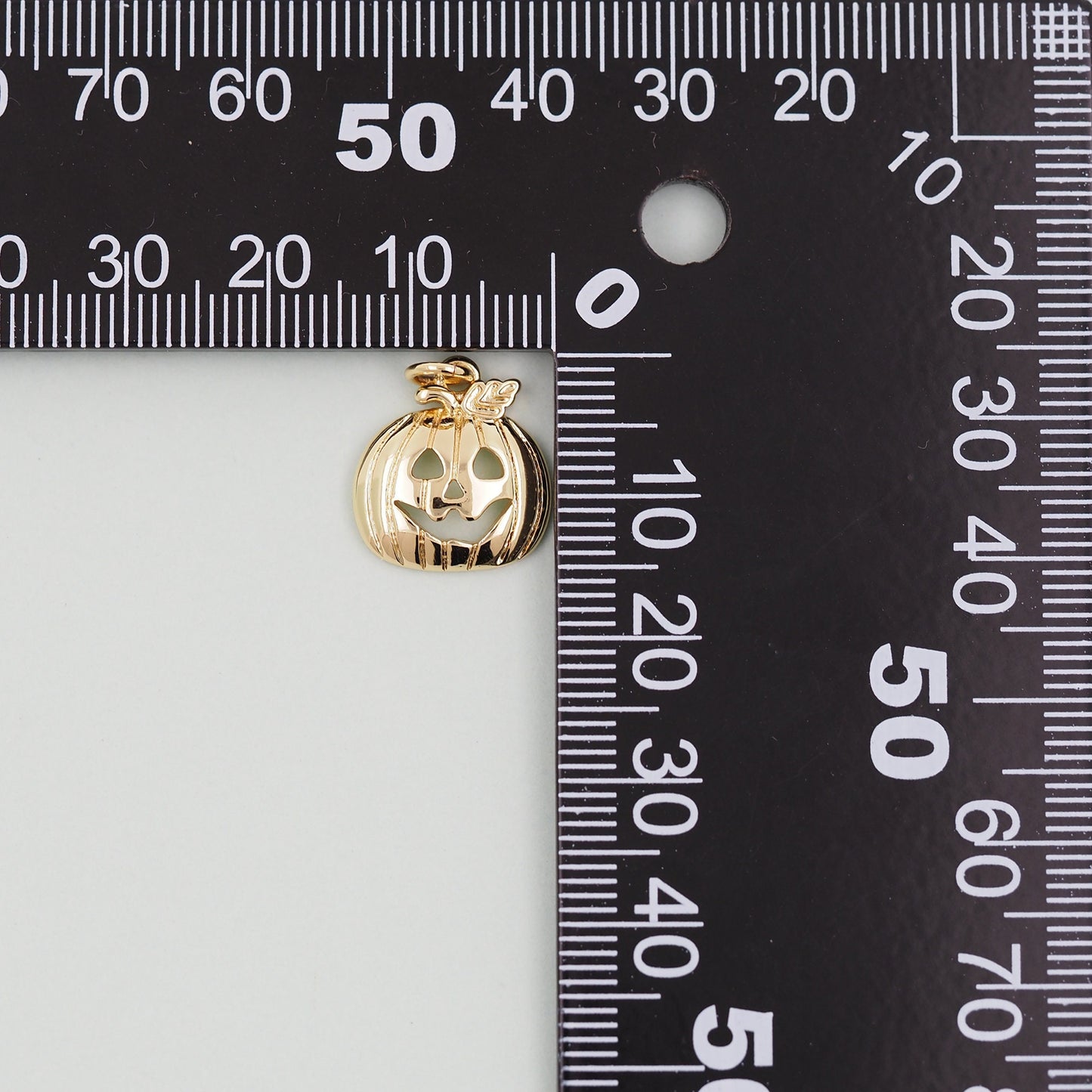 Gold Pumpkin Charms,18K Gold Filled halloween Pendant,Halloween Charm Bracelet Necklace for DIY Jewelry Making Supply