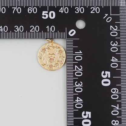 Gold Skull Charms,18K Gold Filled Skull Pendant,Skull Charm Bracelet Necklace for DIY Jewelry Making Supply
