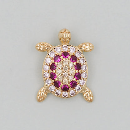 Gold turtle Charms,18K Gold Filled turtle Pendant,turtle Charm Bracelet Necklace for DIY Jewelry Making Supply
