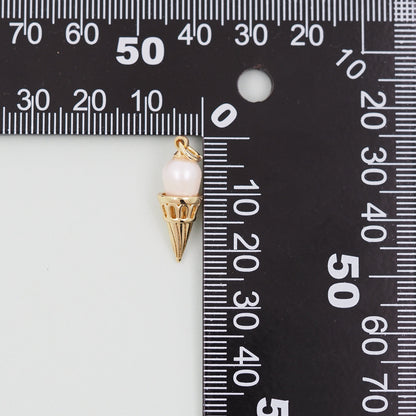 18K Gold Filled Hand Charm Pendant for Jewelry Making