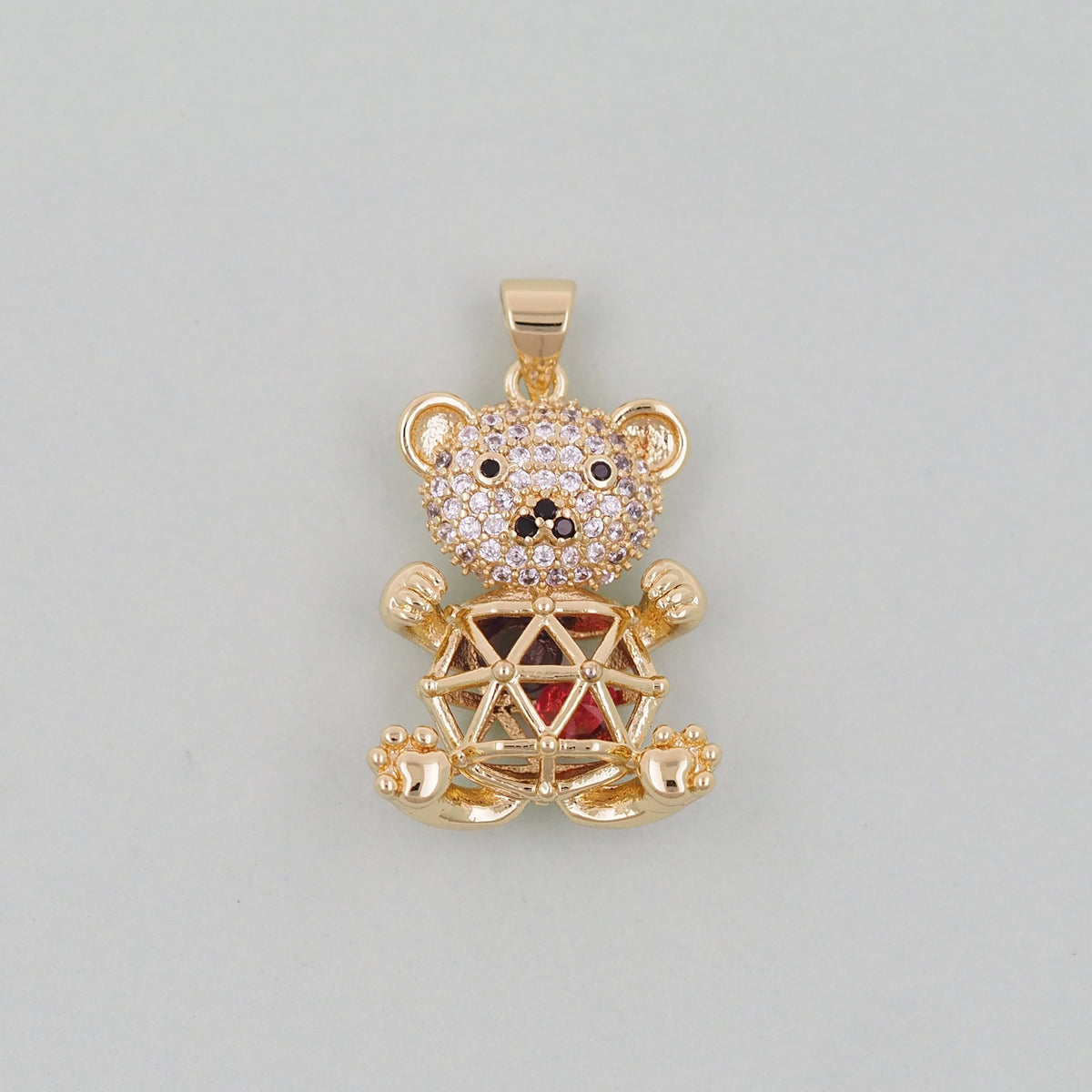 18K Gold Filled Hand Charm Pendant for Jewelry Making