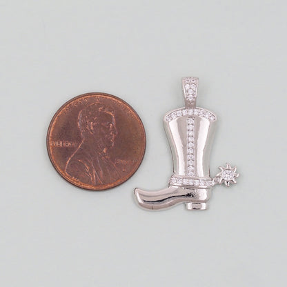 Gold Cowboy Boots Charms,18K Gold Filled Boots  Pendant,Boots Charm Bracelet Necklace for DIY Jewelry Making Supply