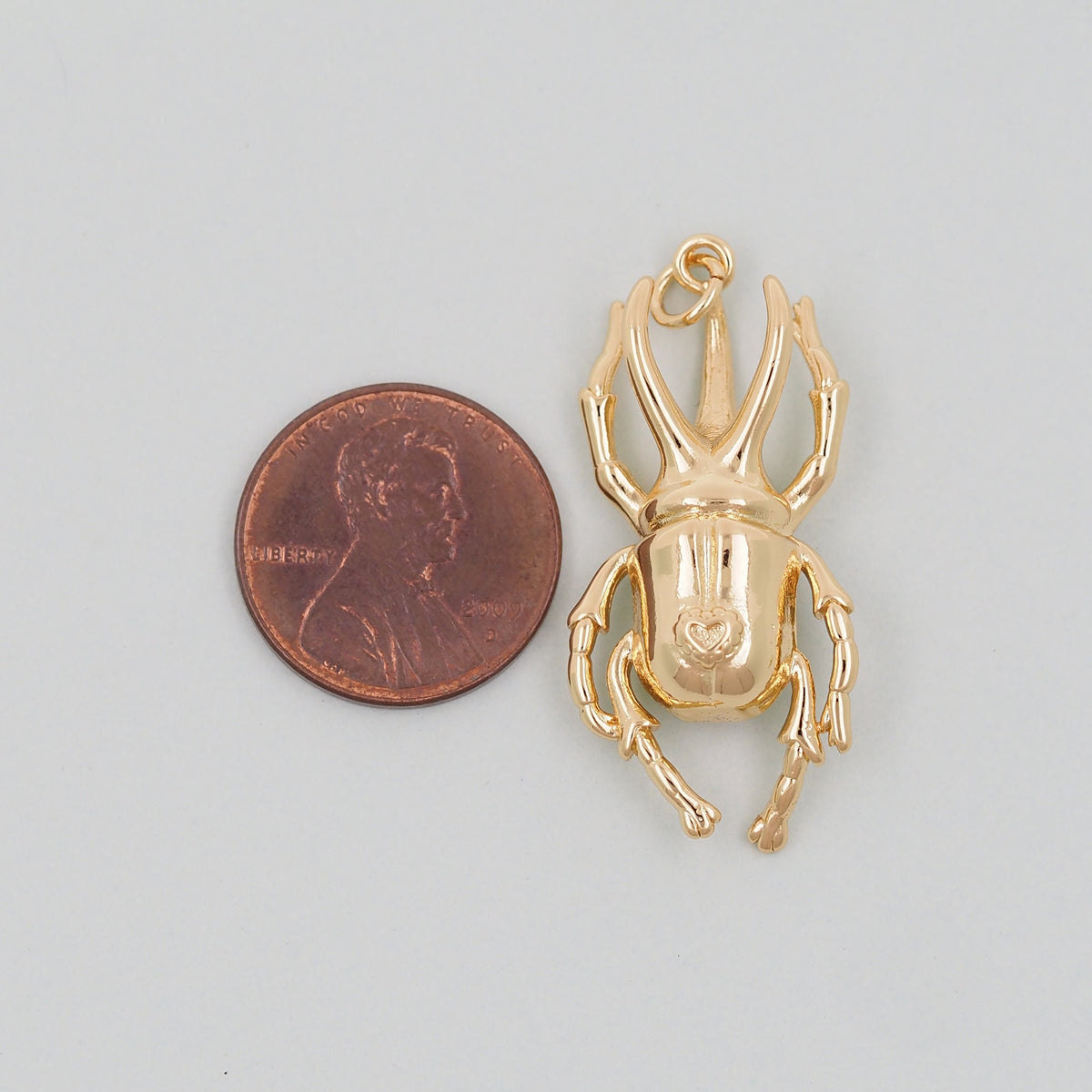 18K Gold Filled Charm Pendant for Jewelry Making
