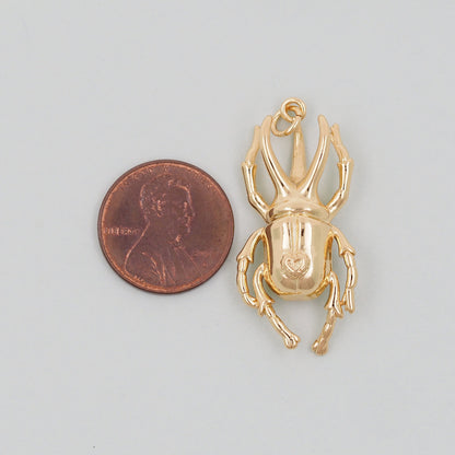 18K Gold Filled Charm Pendant for Jewelry Making