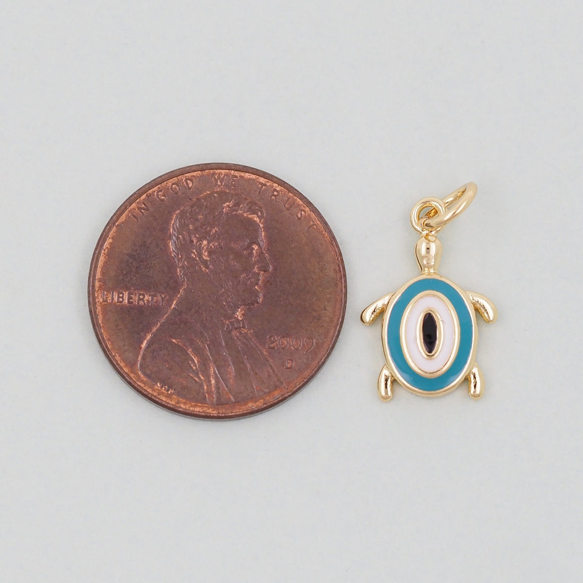 18K Gold Filled Hand Charm Pendant for Jewelry Making