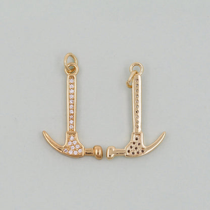18K Gold Filled Hand Charm Pendant for Jewelry Making
