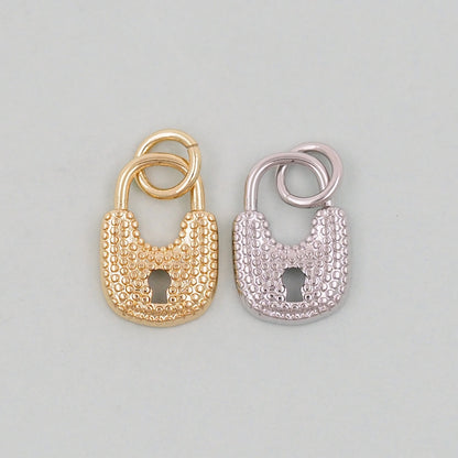 18K Gold Filled Key Charm Pendant for Jewelry Making