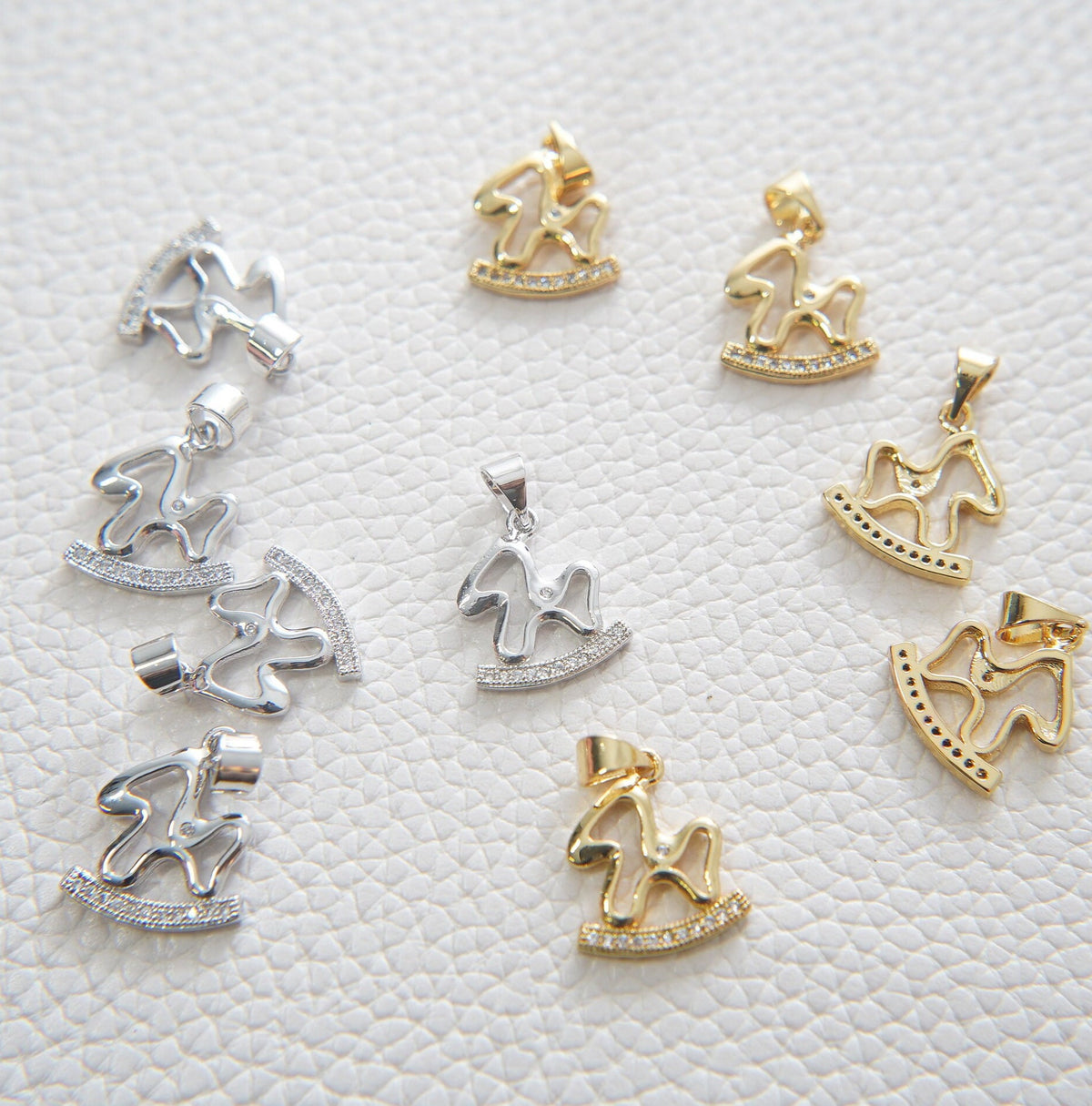 Gold Trojan horse Charms,18K Gold Filled Trojan horse Pendant,Trojan horse Charm Bracelet Necklace for DIY Jewelry Making Sup