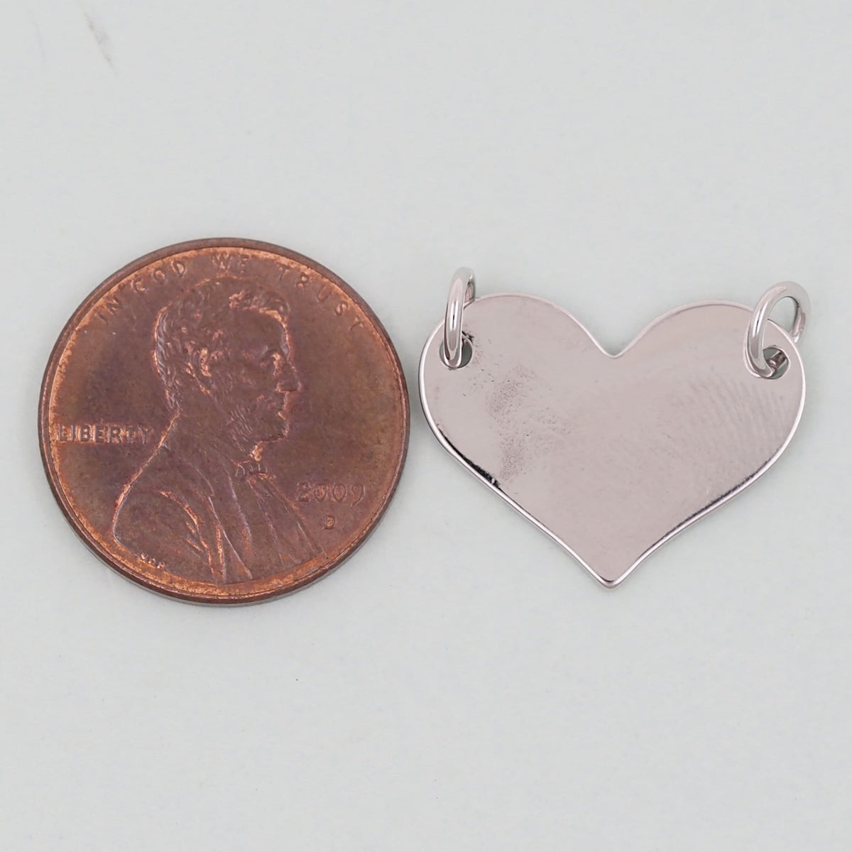 Gold Heart Charms,18K Gold Filled Heart Pendant,Heart Charm Bracelet Necklace for DIY Jewelry Making Supply