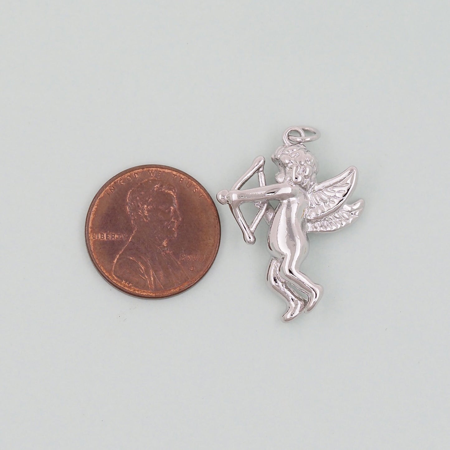Gold Angel Charms,18K Gold Filled CZ Angel Pendant,Angel Charm Bracelet Necklace for DIY Jewelry Making Supply