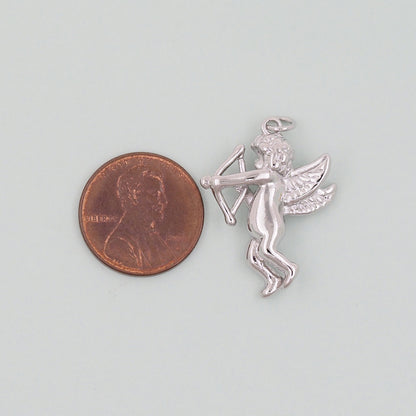 Gold Angel Charms,18K Gold Filled CZ Angel Pendant,Angel Charm Bracelet Necklace for DIY Jewelry Making Supply