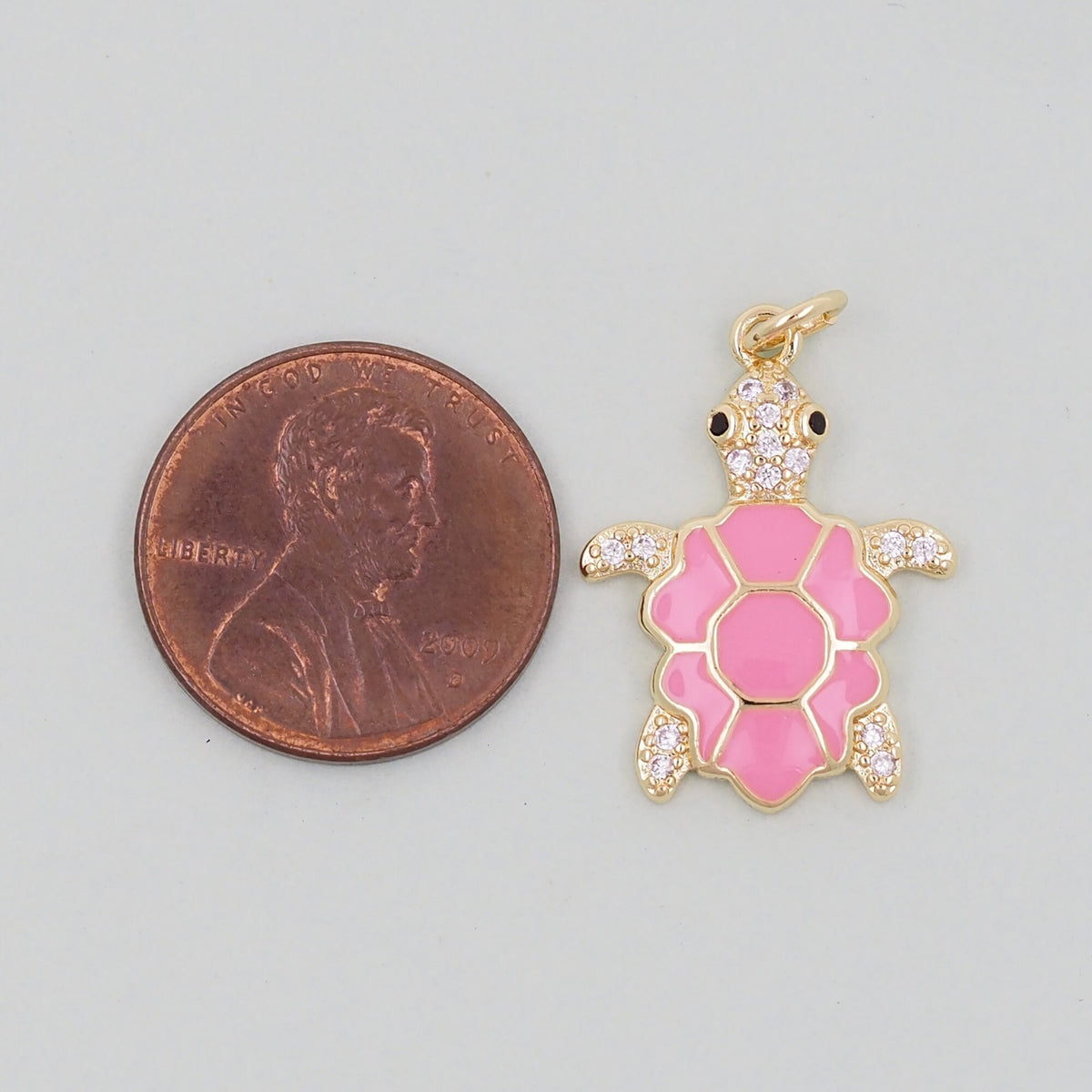 Gold turtle Charms,18K Gold Filled turtle Pendant,turtle Charm Bracelet Necklace for DIY Jewelry Making Supply