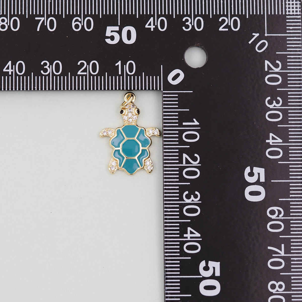 Gold turtle Charms,18K Gold Filled turtle Pendant,turtle Charm Bracelet Necklace for DIY Jewelry Making Supply