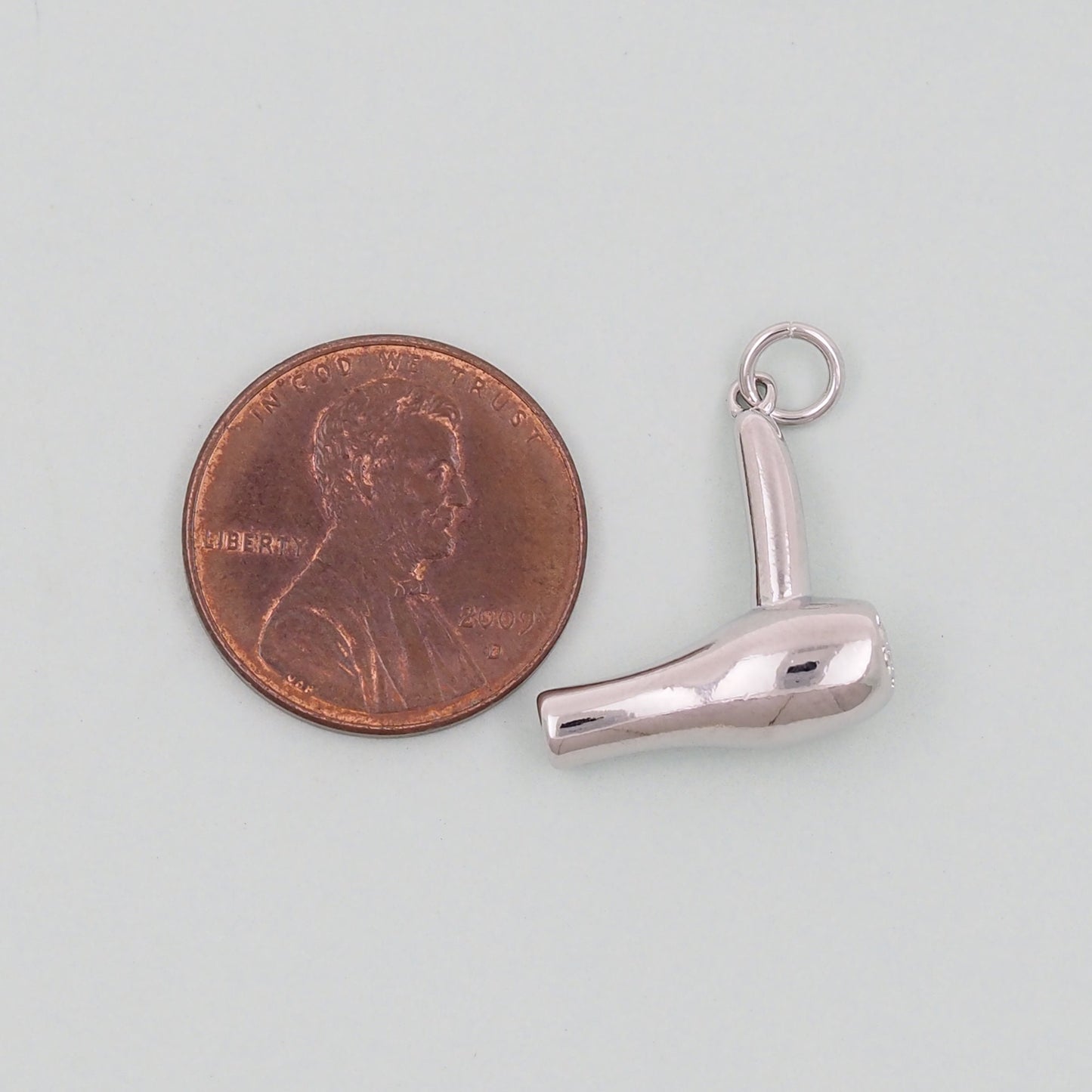 Gold hair dryer Charms,18K Gold Filled hair dryer Pendant,hair dryer Charm Bracelet Necklace for DIY Jewelry Making Supply