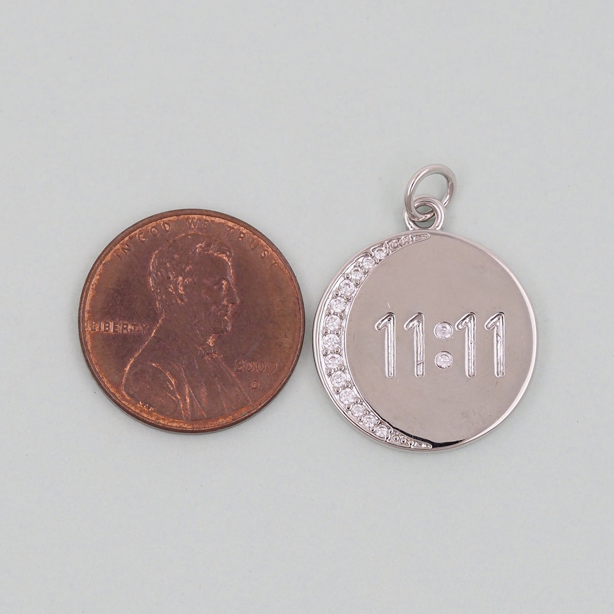 Gold 11:11 Charms,18K Gold Filled angel numbers Pendant,angel numbers Charm Bracelet Necklace for DIY Jewelry Making Supply
