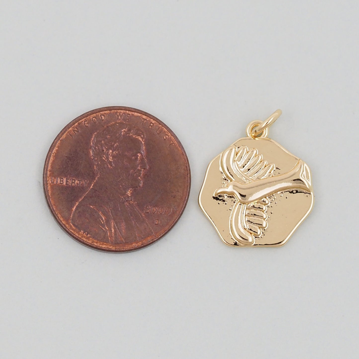 Gold swallow Charms,18K Gold Filled swallow Pendant,Dainty swallow Charm Bracelet Necklace for DIY Jewelry Making Supply